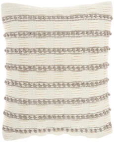 Lifestyle GC384 Light Grey 18" X 18" Throw Pillow