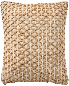 Lifestyle GC962 Ivory 18" x 18" Throw Pillow