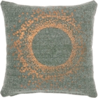 LIFE STYLES GT626 GREEN 18" x 18" THROW PILLOW