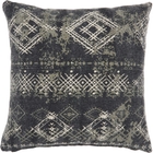 LIFE STYLES GT655 CHARCOAL 22" x 22" THROW PILLOW