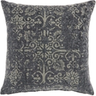 LIFE STYLES GT657 CHARCOAL 22" x 22" THROW PILLOW