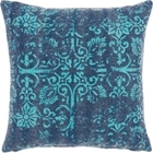 LIFE STYLES GT657 TEAL 22" x 22" THROW PILLOW