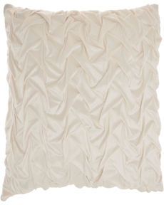 LIFE STYLES L0064 IVORY 22" X 22" THROW PILLOW