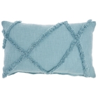 Lifestyle SH018 Aqua 14" X 24" Throw Pillow