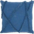 Lifestyle SH018 Blue 18" X 18" Throw Pillow
