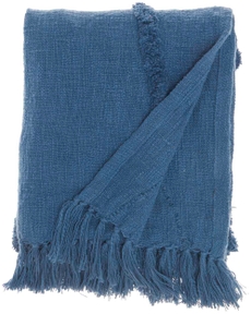 Lifestyle SH018 Blue 50" X 60" Throw Blanket