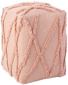 Lifestyle SH018 Blush 16" X 16" X 16" Pouf