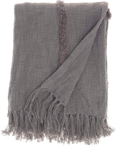 Lifestyle SH018 Grey 50" X 60" Throw Blanket