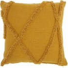 Lifestyle SH018 Mustard 18" X 18" Throw Pillow