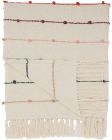 LIFE STYLES SH035 MULTICOLOR 50" x 60" THROW BLANKET
