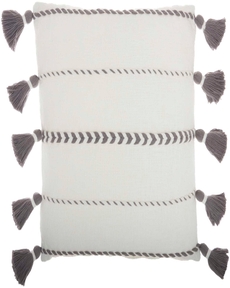 Lifestyle SH037 Grey 20" X 20" Throw Pillow