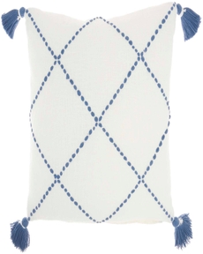 Lifestyle SH038 Blue 20" X 20" Throw Pillow