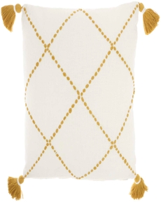 Lifestyle SH038 Mustard 20" X 20" Throw Pillow