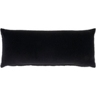 Lifestyle SS900 Black Cotton Velvet 12" X 30" Throw Pillow