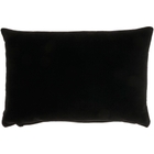 Lifestyle SS900 Black Cotton Velvet 14" X 20" Throw Pillow