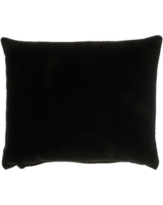 Lifestyle SS900 Black Cotton Velvet 14" X 20" Throw Pillow