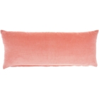 Lifestyle SS900 Blush Cotton Velvet 12" X 30" Throw Pillow