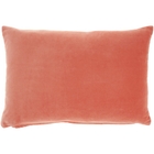 Lifestyle SS900 Blush Cotton Velvet 14" X 20" Throw Pillow
