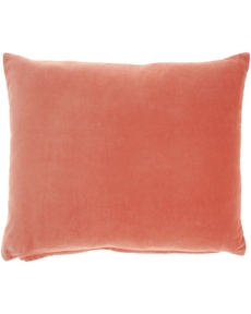 Lifestyle SS900 Blush Cotton Velvet 14" X 20" Throw Pillow