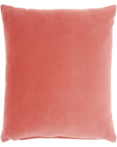 Lifestyle SS900 Blush Cotton Velvet 20" X 20" Throw Pillow