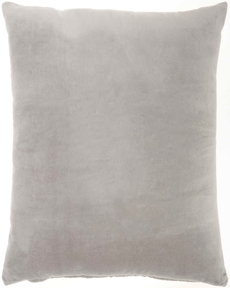Lifestyle SS900 Grey Cotton Velvet 20" X 20" Throw Pillow