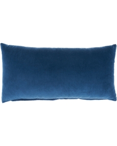 Lifestyle SS900 Navy Cotton Velvet 12" X 30" Throw Pillow
