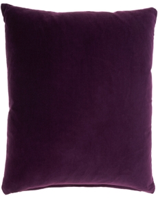 Lifestyle SS900 Purple Cotton Velvet 20" X 20" Throw Pillow