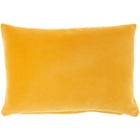 Lifestyle SS900 Yellow Cotton Velvet 14" X 20" Throw Pillow
