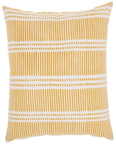 Lifestyle SS912 Yellow 18" X 18" Throw Pillow