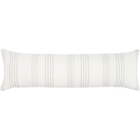 Lifestyle VJ215 White/Grey 12" X 40" Throw Pillow