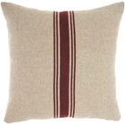 Lifestyle VJ241 Maroon Natural 20" X 20" Throw Pillow