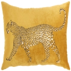 LUMINESCENCE AC203 GOLD COTTON VELVET 14" x 20" THROW PILLOW