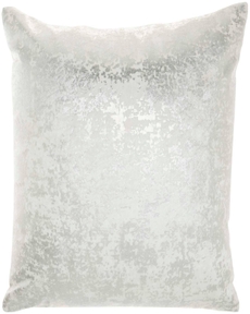 LUMINESCENCE DR502 SILVER 20" x 20" THROW PILLOW