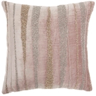 LUMINESCENCE E1057 NUDE COTTON VELVET 18" x 18" THROW PILLOW