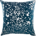 LUMINESCENCE QY168 TEAL 18" x 18" THROW PILLOW