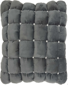 LUMINESCENCE YS104 DARK GREY 20" x 20" THROW PILLOW