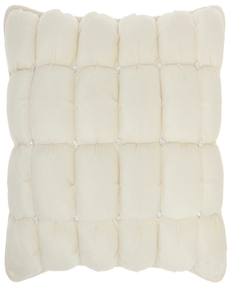 SOFIA YS104 IVORY 14" x 20" THROW PILLOW