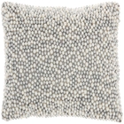 LUMINESCENCE Z2001 IVORY/SILVER 10" x 14" THROW PILLOW