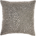 LUMINESCENCE Z5000 PEWTER 20" X 20" THROW PILLOW