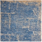 Luna LUN01 Dark Blue Mocha Rug