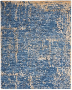 Luna LUN01 Dark Blue Mocha Rug