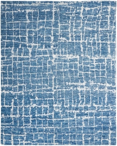 Luna LUN02 Blue Silver Rug 