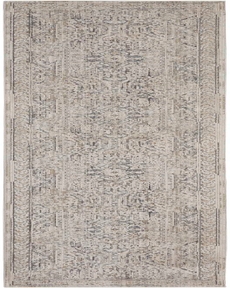 Lynx LNX01 Ivory/Grey/Blue Rug, 2'3" x 8'