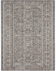 Lynx LNX03 Slate Multicolor Rug, 2'3" x 10'
