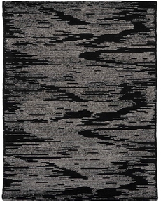 Michael Amini MA30 Star SMR02 Black Ivory Rug, 2'3" x 8'