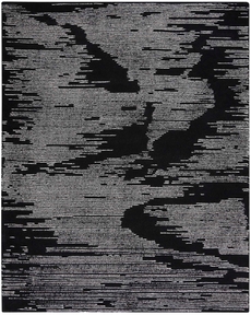 Michael Amini MA30 Star SMR02 Black Ivory Rug