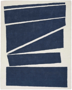 Modern Edge MDE02 Navy/Ivory Rug 