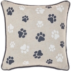 PET BEDS & HOUSES L0423 BLACK 14" X 14" THROW PILLOW