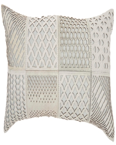 NATURAL LEATHER HIDE S2432 CELADON 14" x 32" THROW PILLOW