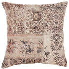 57 GRAND BY NICOLE CURTIS GT434 GREY/MULTI 20" X 20" THROW PILLOW